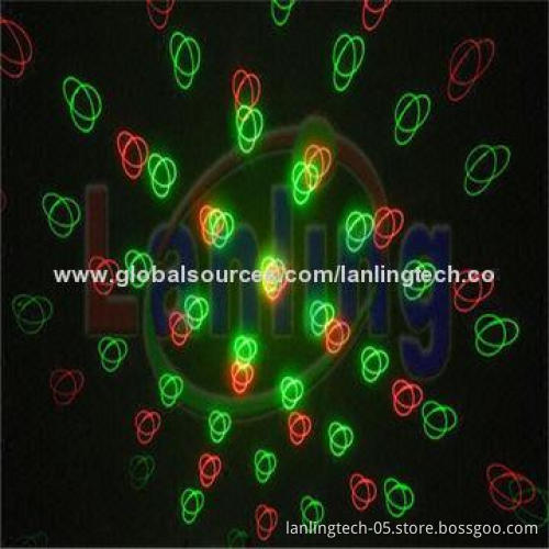 100mW Multi Twinkling Effects Holiday Light, controlled by two DC-step motors